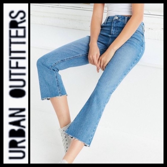 BDG Urban Outfitters High Rise Kick Crop Jeans - Picture 3 of 11